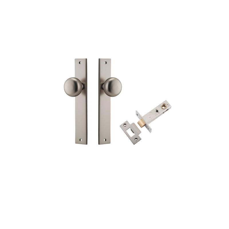 IVER CAMBRIDGE DOOR KNOB ON RECTANGULAR BACKPLATE - CUSTOMISE TO YOUR NEEDS