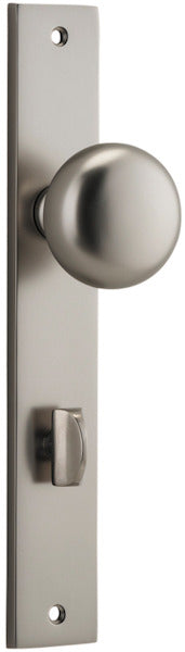 IVER CAMBRIDGE DOOR KNOB ON RECTANGULAR BACKPLATE - CUSTOMISE TO YOUR NEEDS