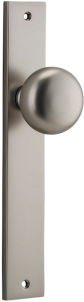 IVER CAMBRIDGE DOOR KNOB ON RECTANGULAR BACKPLATE - CUSTOMISE TO YOUR NEEDS