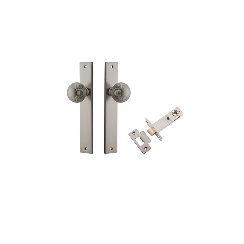 IVER GUILDFORD DOOR KNOB ON RECTANGULAR BACKPLATE - CUSTOMISE TO YOUR NEEDS