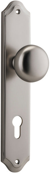 IVER CAMBRIDGE DOOR KNOB ON SHOULDERED BACKPLATE - CUSTOMISE TO YOUR NEEDS