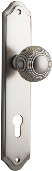 IVER GUILDFORD DOOR KNOB ON SHOULDERED BACKPLATE - CUSTOMISE TO YOUR NEEDS