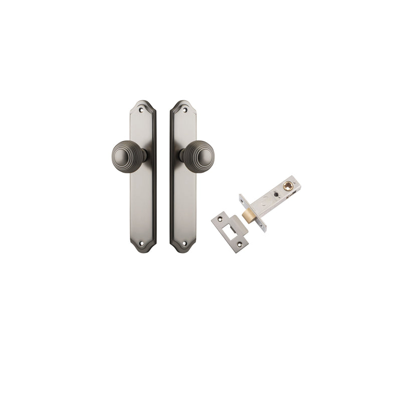 IVER GUILDFORD DOOR KNOB ON SHOULDERED BACKPLATE - CUSTOMISE TO YOUR NEEDS