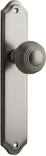 IVER GUILDFORD DOOR KNOB ON SHOULDERED BACKPLATE - CUSTOMISE TO YOUR NEEDS