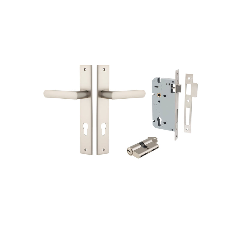 IVER OSAKA DOOR LEVER HANDLE ON RECTANGULAR BACKPLATE - CUSTOMISE TO YOUR NEEDS