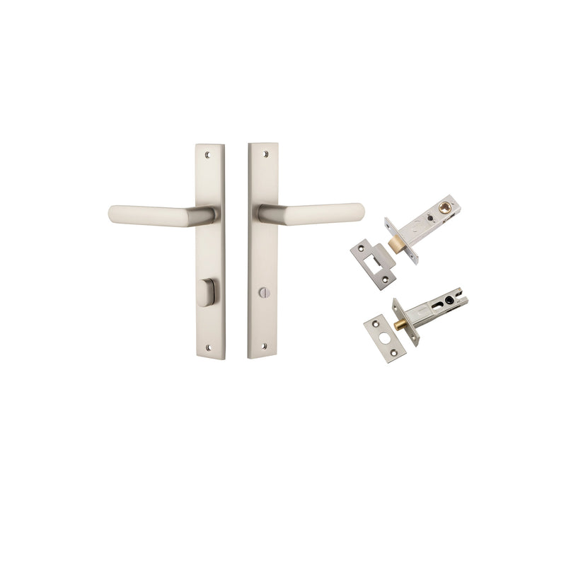 IVER OSAKA DOOR LEVER HANDLE ON RECTANGULAR BACKPLATE - CUSTOMISE TO YOUR NEEDS