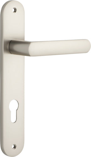 IVER OSAKA DOOR LEVER HANDLE ON OVAL BACKPLATE - CUSTOMISE TO YOUR NEEDS