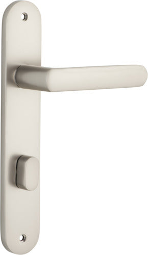 IVER OSAKA DOOR LEVER HANDLE ON OVAL BACKPLATE - CUSTOMISE TO YOUR NEEDS