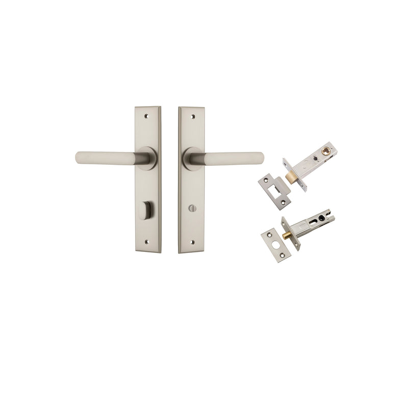 IVER OSAKA DOOR LEVER HANDLE ON CHAMFERED BACKPLATE - CUSTOMISE TO YOUR NEEDS