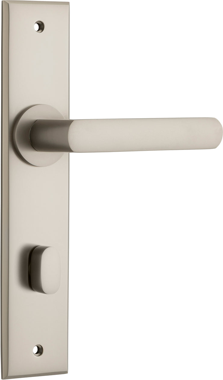 IVER OSAKA DOOR LEVER HANDLE ON CHAMFERED BACKPLATE - CUSTOMISE TO YOUR NEEDS