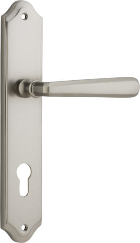 IVER COPENHAGEN DOOR LEVER HANDLE ON SHOULDERED BACKPLATE - CUSTOMISE TO YOUR NEEDS