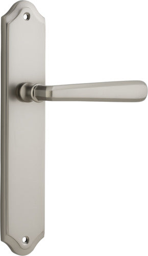 IVER COPENHAGEN DOOR LEVER HANDLE ON SHOULDERED BACKPLATE - CUSTOMISE TO YOUR NEEDS