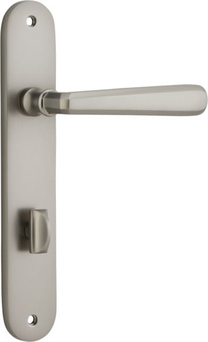 IVER COPENHAGEN DOOR LEVER HANDLE ON OVAL BACKPLATE - CUSTOMISE TO YOUR NEEDS