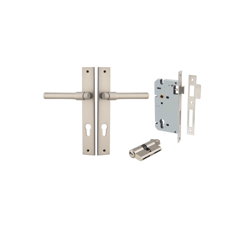 IVER HELSINKI DOOR LEVER HANDLE ON RECTANGULAR BACKPLATE - CUSTOMISE TO YOUR NEEDS