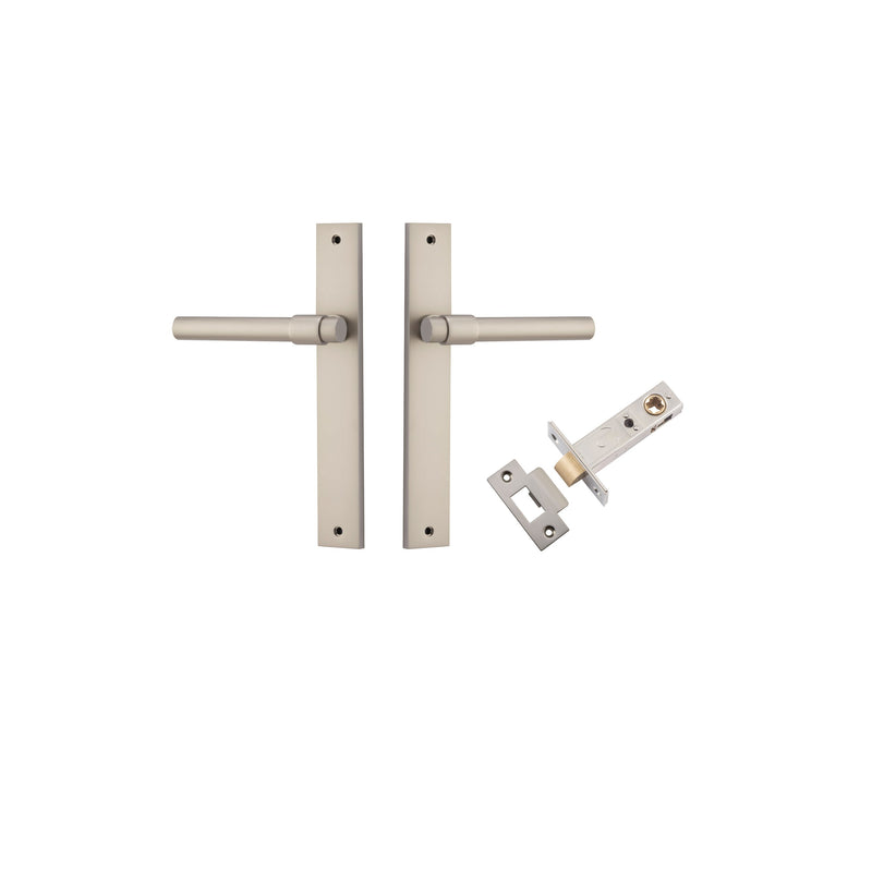 IVER HELSINKI DOOR LEVER HANDLE ON RECTANGULAR BACKPLATE - CUSTOMISE TO YOUR NEEDS