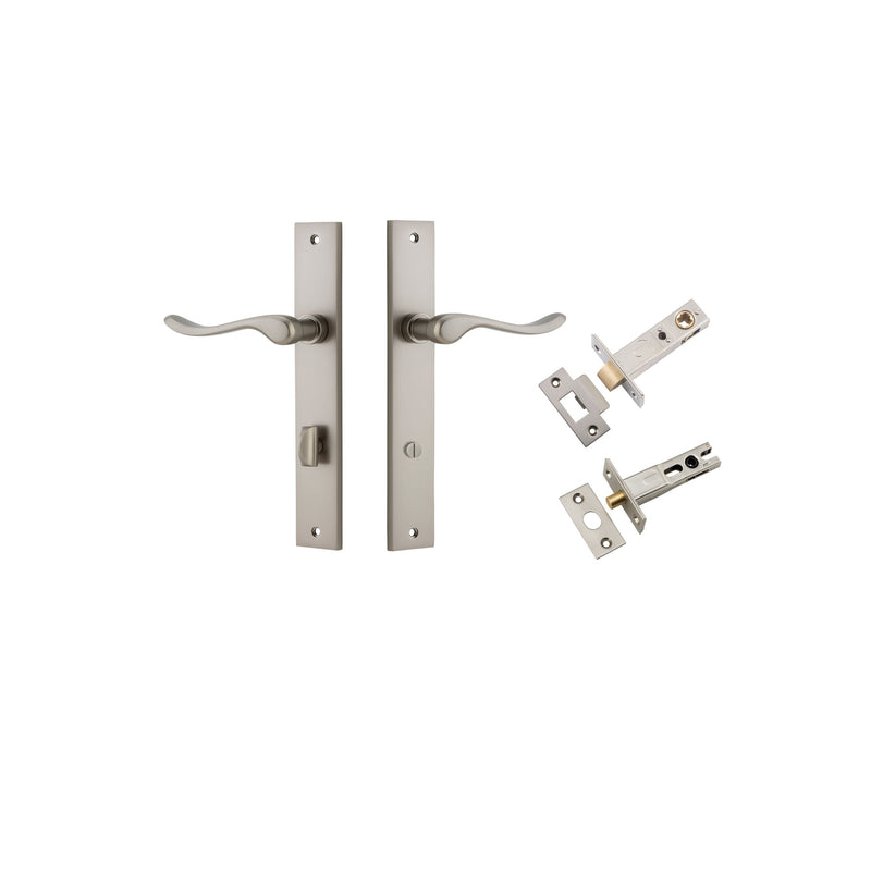 IVER STIRLING DOOR LEVER HANDLE ON RECTANGULAR BACKPLATE - CUSTOMISE TO YOUR NEEDS