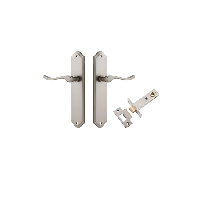 IVER STIRLING DOOR LEVER HANDLE ON SHOULDERED BACKPLATE - CUSTOMISE TO YOUR NEEDS