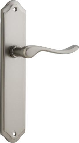 IVER STIRLING DOOR LEVER HANDLE ON SHOULDERED BACKPLATE - CUSTOMISE TO YOUR NEEDS