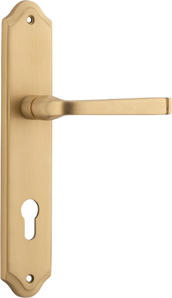 IVER ANNECY DOOR LEVER HANDLE ON SHOULDERED BACKPLATE - CUSTOMISE TO YOUR NEEDS