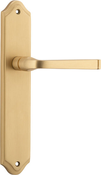 IVER ANNECY DOOR LEVER HANDLE ON SHOULDERED BACKPLATE - CUSTOMISE TO YOUR NEEDS