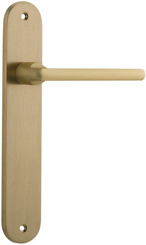 IVER BALTIMORE DOOR LEVER HANDLE ON OVAL BACKPLATE - CUSTOMISE TO YOUR NEEDS