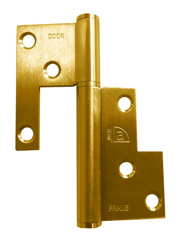 Austyle Universal Lift Off Hinge ea PVD PB Various Size