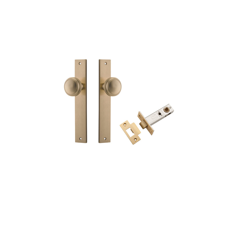 IVER PADDINGTON DOOR KNOB ON RECTANGULAR BACKPLATE - CUSTOMISE TO YOUR NEEDS