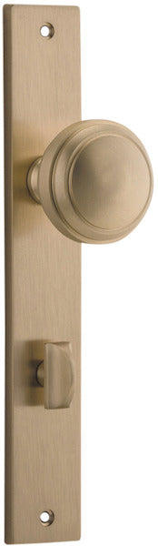 IVER PADDINGTON DOOR KNOB ON RECTANGULAR BACKPLATE - CUSTOMISE TO YOUR NEEDS