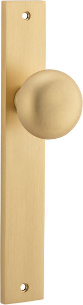 IVER CAMBRIDGE DOOR KNOB ON RECTANGULAR BACKPLATE - CUSTOMISE TO YOUR NEEDS