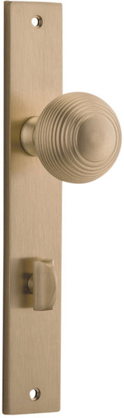 IVER GUILDFORD DOOR KNOB ON RECTANGULAR BACKPLATE - CUSTOMISE TO YOUR NEEDS