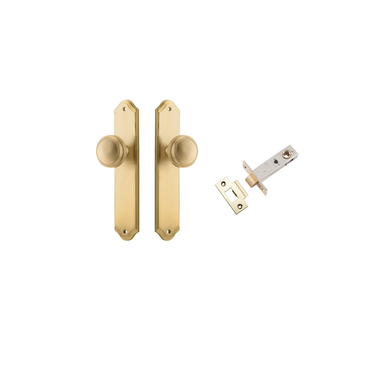 IVER PADDINGTON DOOR KNOB ON SHOULDERED BACKPLATE - CUSTOMISE TO YOUR NEEDS