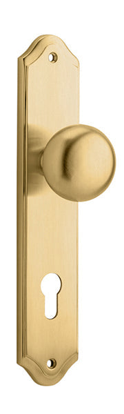 IVER CAMBRIDGE DOOR KNOB ON SHOULDERED BACKPLATE - CUSTOMISE TO YOUR NEEDS