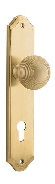 IVER GUILDFORD DOOR KNOB ON SHOULDERED BACKPLATE - CUSTOMISE TO YOUR NEEDS