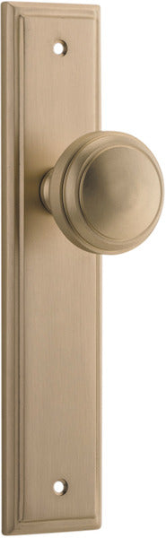 IVER PADDINGTON DOOR KNOB ON STEPPED BACKPLATE - CUSTOMISE TO YOUR NEEDS