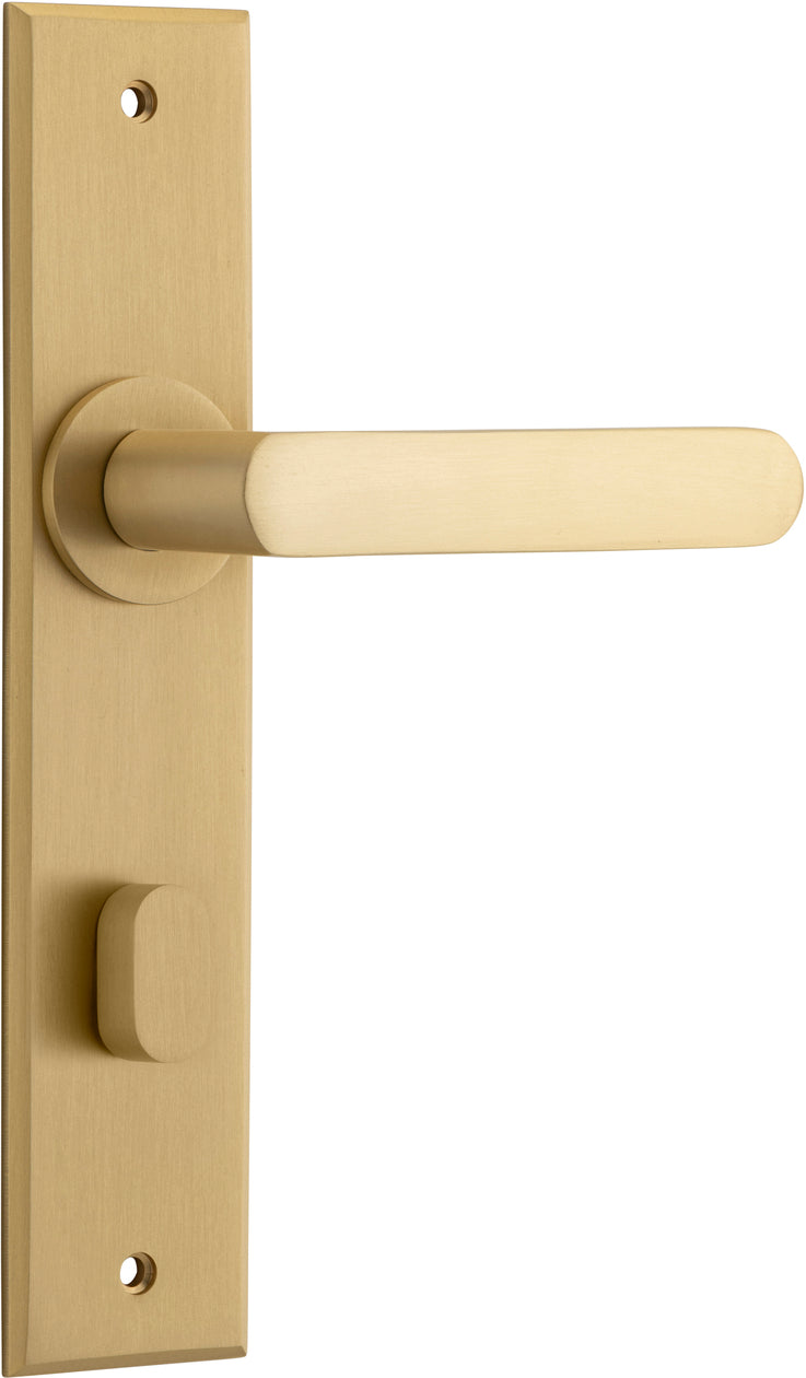 IVER OSAKA DOOR LEVER HANDLE ON CHAMFERED BACKPLATE - CUSTOMISE TO YOUR NEEDS