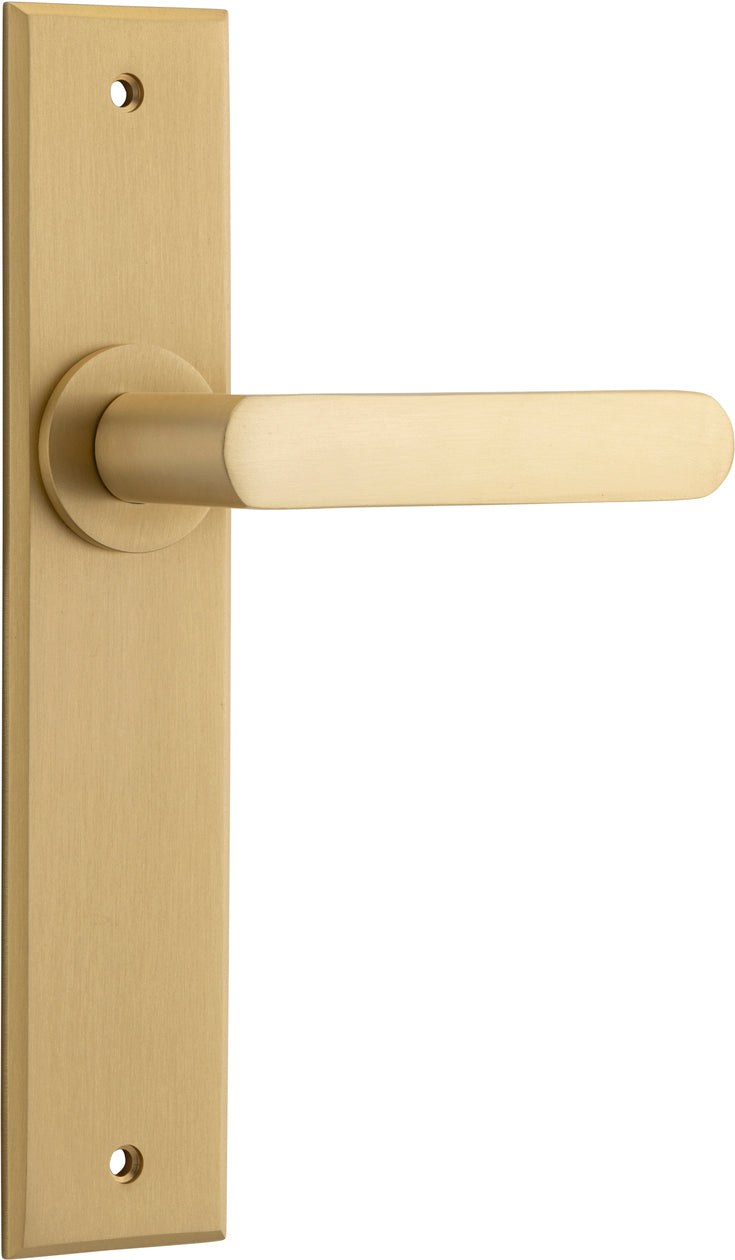 IVER OSAKA DOOR LEVER HANDLE ON CHAMFERED BACKPLATE - CUSTOMISE TO YOUR NEEDS