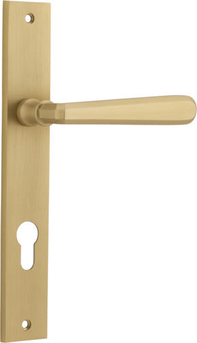 IVER COPENHAGEN DOOR LEVER HANDLE ON RECTANGULAR BACKPLATE - CUSTOMISE TO YOUR NEEDS