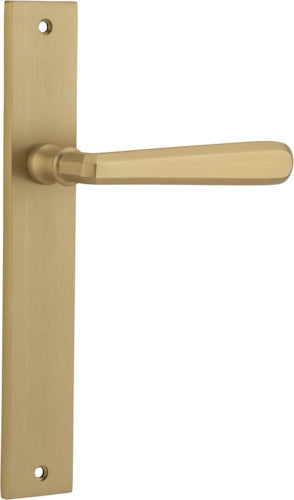 IVER COPENHAGEN DOOR LEVER HANDLE ON RECTANGULAR BACKPLATE - CUSTOMISE TO YOUR NEEDS