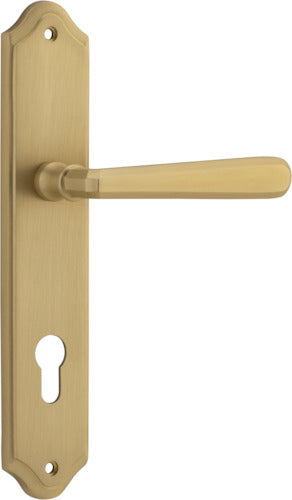 IVER COPENHAGEN DOOR LEVER HANDLE ON SHOULDERED BACKPLATE - CUSTOMISE TO YOUR NEEDS