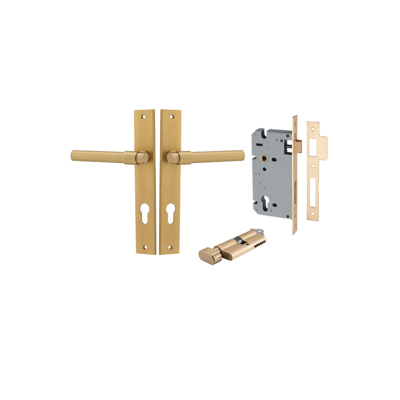 IVER HELSINKI DOOR LEVER HANDLE ON RECTANGULAR BACKPLATE - CUSTOMISE TO YOUR NEEDS