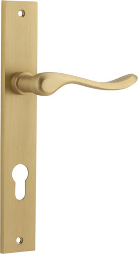 IVER STIRLING DOOR LEVER HANDLE ON RECTANGULAR BACKPLATE - CUSTOMISE TO YOUR NEEDS