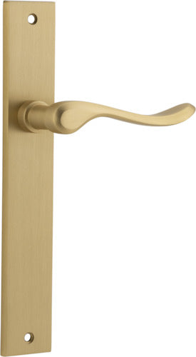 IVER STIRLING DOOR LEVER HANDLE ON RECTANGULAR BACKPLATE - CUSTOMISE TO YOUR NEEDS