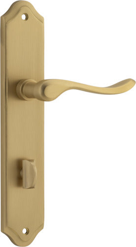 IVER STIRLING DOOR LEVER HANDLE ON SHOULDERED BACKPLATE - CUSTOMISE TO YOUR NEEDS