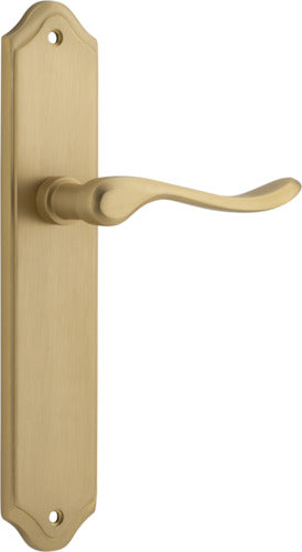 IVER STIRLING DOOR LEVER HANDLE ON SHOULDERED BACKPLATE - CUSTOMISE TO YOUR NEEDS