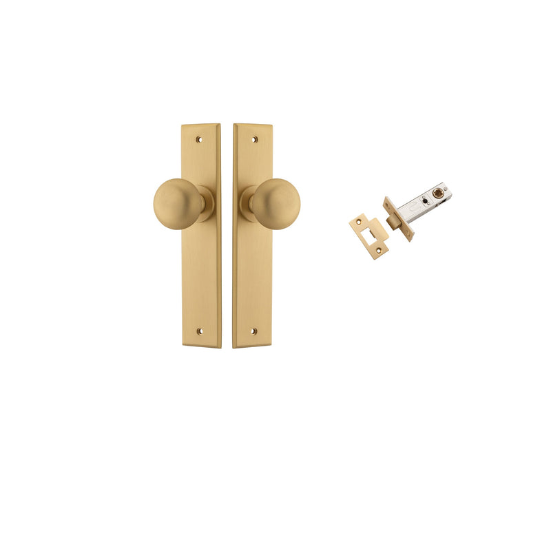 IVER CAMBRIDGE DOOR KNOB ON CHAMFERED BACKPLATE - CUSTOMISE TO YOUR NEEDS