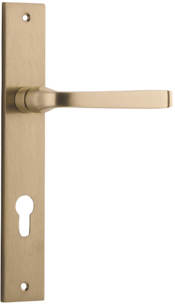 IVER ANNECY DOOR LEVER HANDLE ON RECTANGULAR BACKPLATE - CUSTOMISE TO YOUR NEEDS