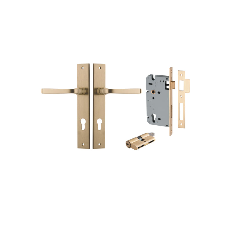 IVER ANNECY DOOR LEVER HANDLE ON RECTANGULAR BACKPLATE - CUSTOMISE TO YOUR NEEDS