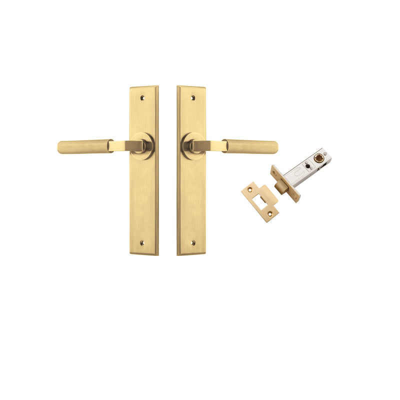 IVER BRUNSWICK DOOR LEVER HANDLE ON CHAMFERED BACKPLATE - CUSTOMISE TO YOUR NEEDS