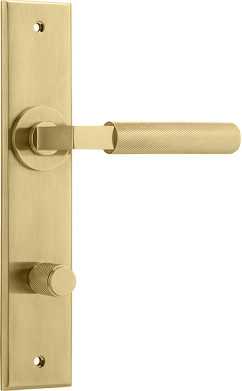 IVER BRUNSWICK DOOR LEVER HANDLE ON CHAMFERED BACKPLATE - CUSTOMISE TO YOUR NEEDS