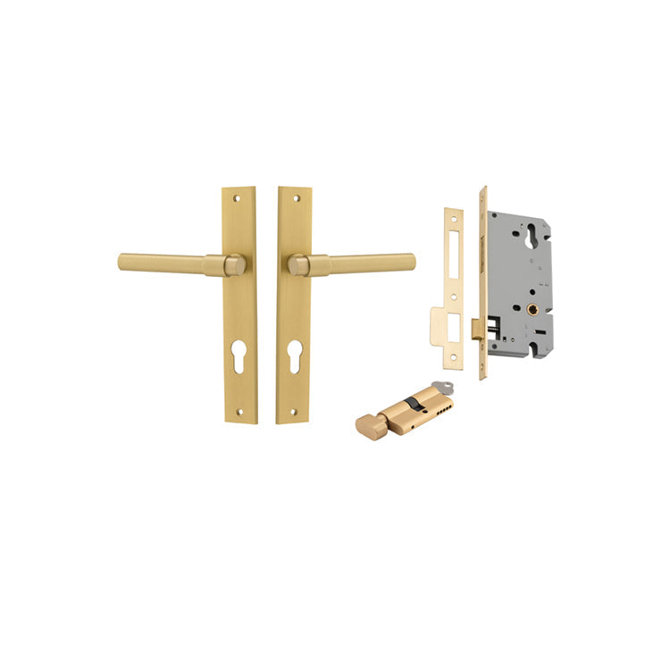 IVER HELSINKI DOOR LEVER HANDLE ON RECTANGULAR BACKPLATE - CUSTOMISE TO YOUR NEEDS